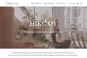 HIKC Oy kotisivu