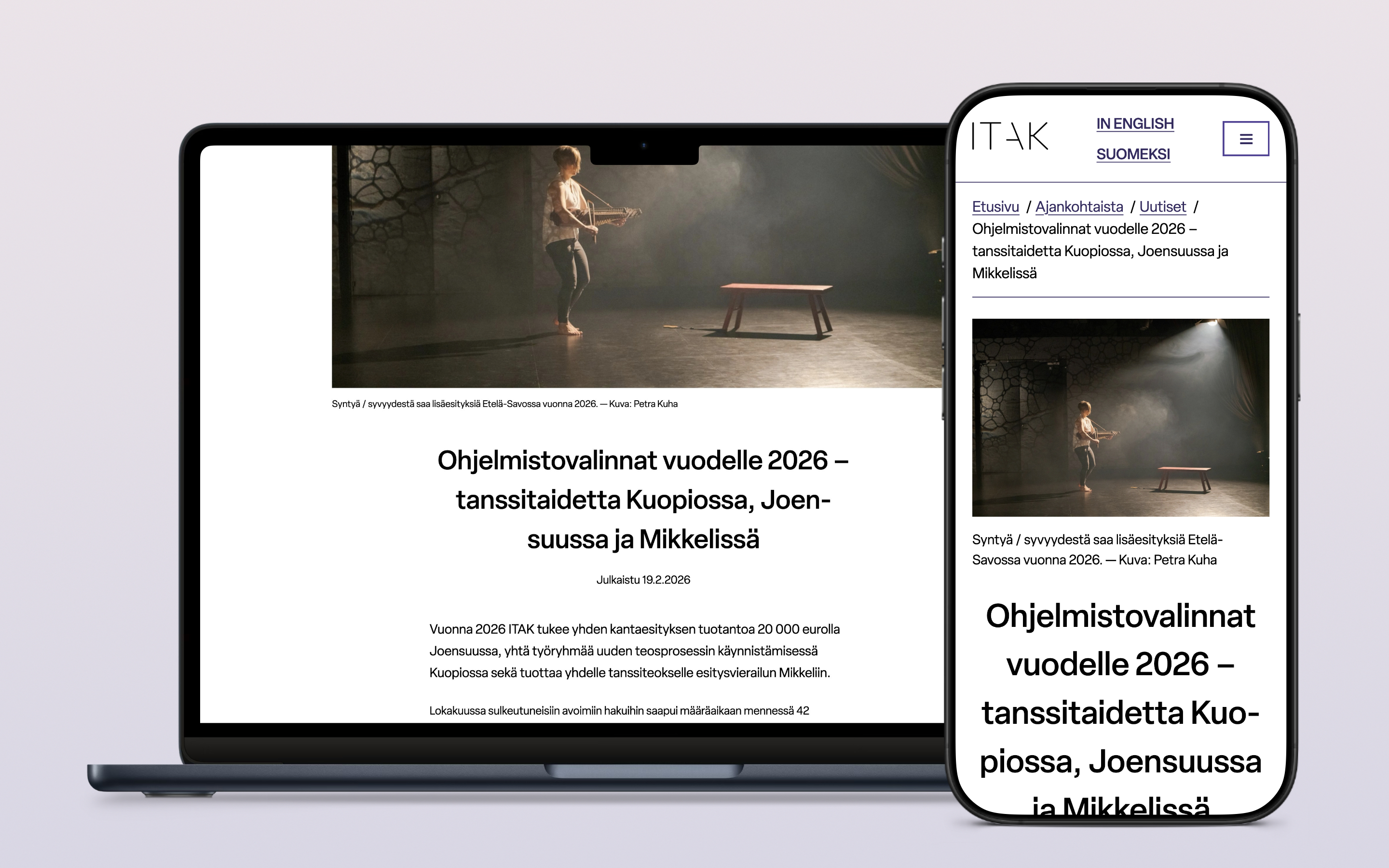 ITAK verkkosivu-uudistus