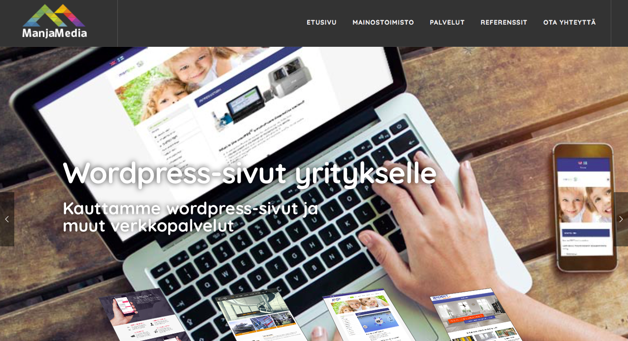 Monipuoliset verkkosivut
